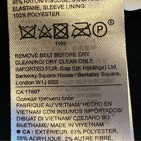 Banana Republic Women's Short Jacket Black and White Flecks Petite XS Stylish - Picture 5 of 12